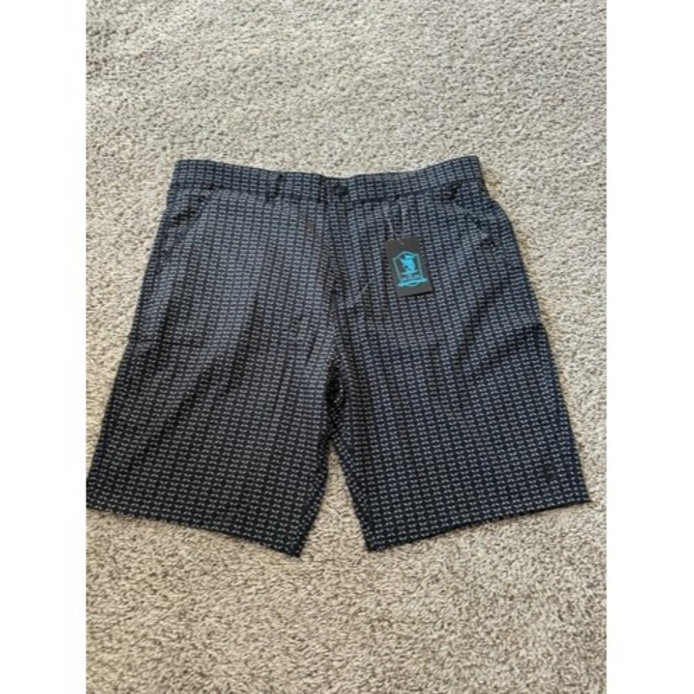 Scales Mens NAUTICAL SAIL 8.5" WALKSHORTS black Geometric Print Size 36